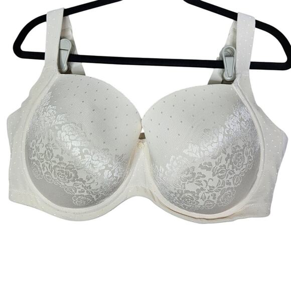NEW Soma 40G Stunning Support Full Coverage Ivory Bra Underwire Padded Lace - Picture 1 of 3